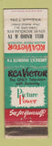 Matchbook Cover - RCA Victor TV Bell Radio WORN
