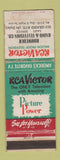 Matchbook Cover - RCA Victor TV Rohweder Radio WEAR