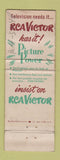 Matchbook Cover - RCA Victor TV Rohweder Radio WEAR