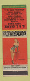 Matchbook Cover - G&L Garage Used Cars Atlantic City NJ pinup