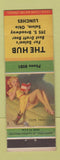 Matchbook Cover - The Hub Salem OH pinup