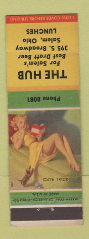 Matchbook Cover - The Hub Salem OH pinup