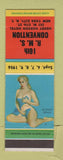 Matchbook Cover - RMS Convention 1956 New York City pinup