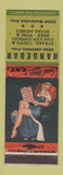 Matchbook Cover - Handebar Restaurant pinup