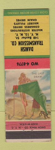 Matchbook Cover - Danish Transmission New York City pinup