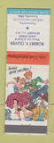 Matchbook Cover - Robert Oliver Mercury Match Corp Setauket LI NY hillbilly