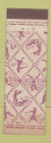 Matchbook Cover - Lion Matches Baseball Theme Play Ball