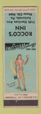Matchbook Cover - Rocco's Inn Swissvale PA pinup