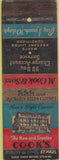 Matchbook Cover - Cook's St Paul MN Clothing WEAR