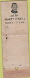 Matchbook Cover - Cook's St Paul MN Clothing WEAR