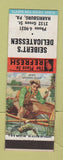Matchbook Cover - Seibert's Deli Harrisburg PA fishing scene
