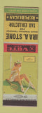 Matchbook Cover - Ira Stone Tax Collector South Middleton Township
