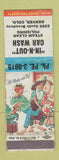 Matchbook Cover - In n Out Car Wash Denver Colorado hillbilly WEAR