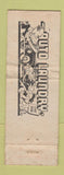 Matchbook Cover - In n Out Car Wash Denver Colorado hillbilly WEAR