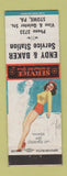 Matchbook Cover - Endy & Baker oil gas Stowe PA low phone # Looking Up