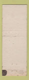 Matchbook Cover - Endy & Baker oil gas Stowe PA low phone # Looking Up