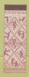 Matchbook Cover - Lion Match Baseball Them Play Ball