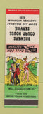 Matchbook Cover - Brewers Court House Service oil gas Hastings MI hillbilly