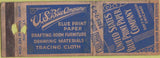 Matchbook Cover - United States Blue Print Paper Co Chiacgo IL POOR