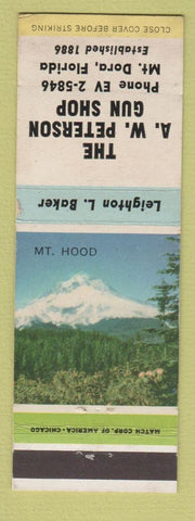 Matchbook Cover - AW Peterson Gun Shop Mount Dora FL