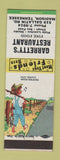 Matchbook Cover - Garretty's Restaurant Madison TN