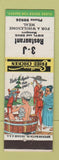 Matchbook Cover - 3J Restaurant hillbilly Southern Fried Chicken