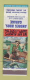 Matchbook Cover - Andres Bros Garage Welding St Leon IN fishing