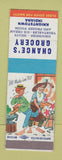 Matchbook Cover - Chance's Grocery Knightstown IN hillbilly  cobbler