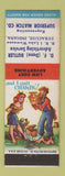 Matchbook Cover - DF Butler Superior Match Syracuse IN hillbilly spittoon