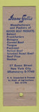 Matchbook Cover - Isaac Gelli's Kosher Sausage Jewish New York City