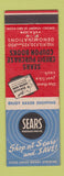 Matchbook Cover - Sears Roebuck and Company Coupon Books