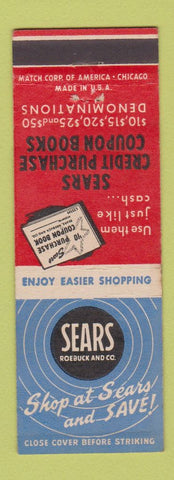 Matchbook Cover - Sears Roebuck and Company Coupon Books
