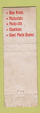 Matchbook Cover - AH Mathias Reproduction Pittsburgh PA