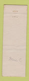Matchbook Cover - Wichita Falls TX Clinic Hospital