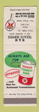 Matchbook Cover - M&M Texaco oil gas Villa Park IL Texamatic Transmission Fluid