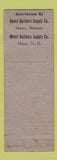 Matchbook Cover - Mando Insulite Insulation Havre MT Minot ND