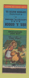 Matchbook Cover - Geo Gooch Superior Match Lafayette IN hillbilly