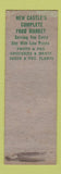 Matchbook Cover - 11th St Super Market Grocery New Castle PA WEAR