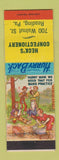Matchbook Cover - Heck's Confectionery Reading PA hillbilly