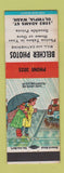 Matchbook Cover - Belcher Photos Olympia WA WEAR