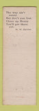 Matchbook Cover - Belcher Photos Olympia WA WEAR