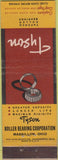 Matchbook Cover - Tyson Roller Bearings Massillion OH