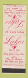 Matchbook Cover - Lakos Restaurant Grand Rapids MI