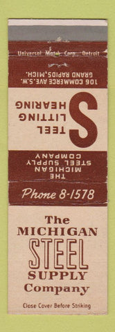 Matchbook Cover - Michigan Steel Supply Grand Rapids MI