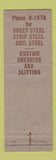 Matchbook Cover - Michigan Steel Supply Grand Rapids MI