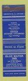 Matchbook Cover - Blue Water Inn Caseville MI