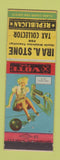 Matchbook Cover - Ira Stone Tax Collector South Middleton Township pinup