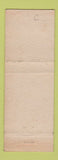 Matchbook Cover - Ward's Conoco oil gas pinup