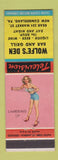 Matchbook Cover - Wolfe's Den New Cumberland PA grill bar pinup