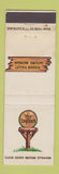 Matchbook Cover - The Log Mark Gaylord MI